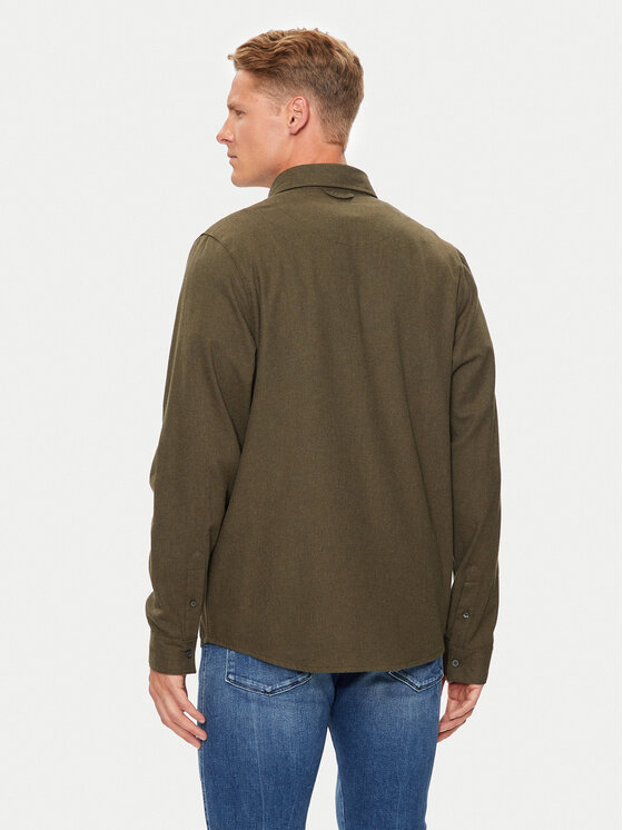 Brave Soul Brave Soul Koszula MSH-230CONANB Khaki Regular Fit