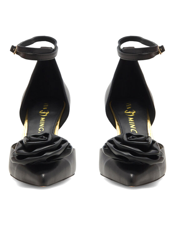 Eva Minge Eva Minge Pantofi cu toc subțire ROSE-V1520-15 Negru
