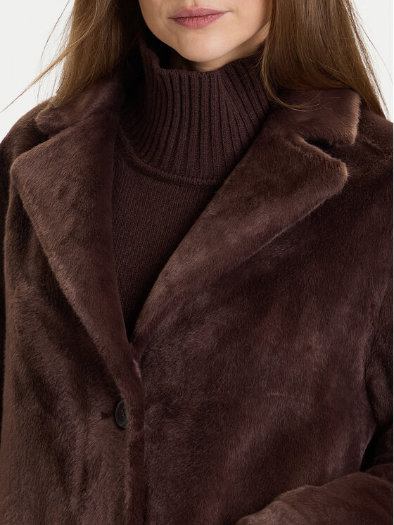 Rinascimento Rinascimento Cappotto di transizione CFC0122205003 Marrone Regular Fit