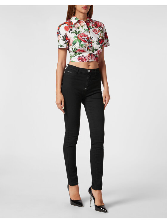 PHILIPP PLEIN PHILIPP PLEIN Košile 6303 Bílá Fitted Fit