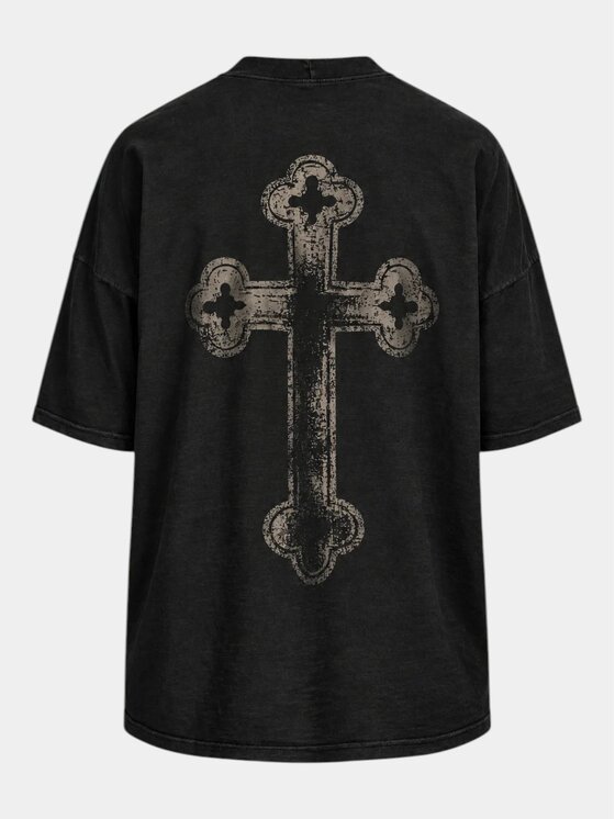 MADE BY SOCIETY MADE BY SOCIETY T-Shirt Le Noir - T17462 Czarny Basic Fit