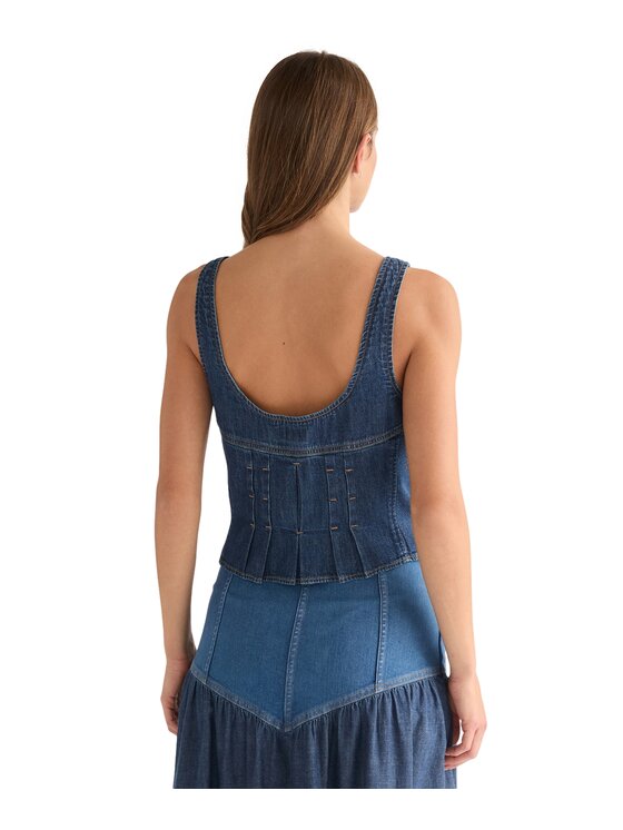 Wrangler Wrangler Koszula jeansowa 112378136 Niebieski Regular Fit