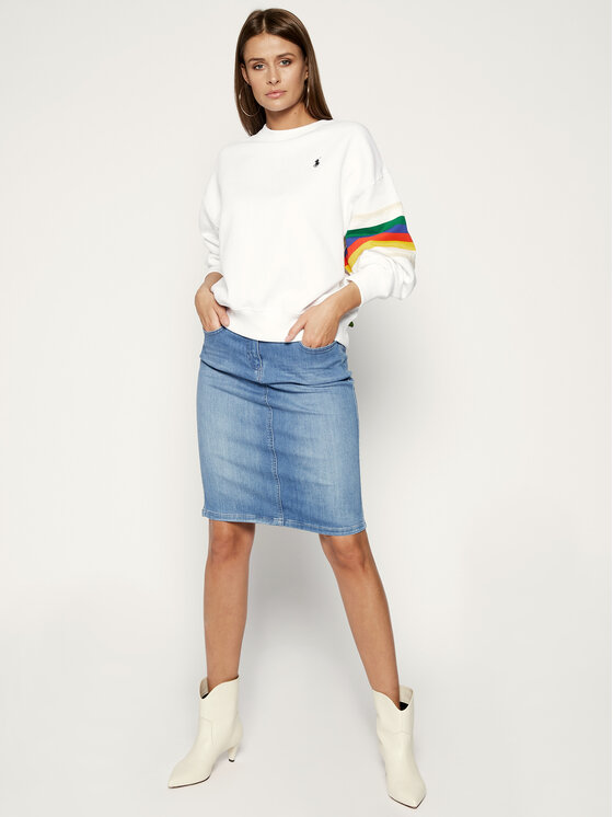 Gonna di jeans 71037 Blu Regular Fit