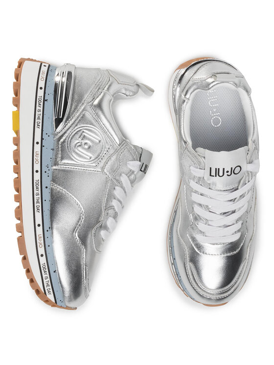 Liu Jo Sneakers Maxi Alexa Running BXX051 P0231 Argento Modivo