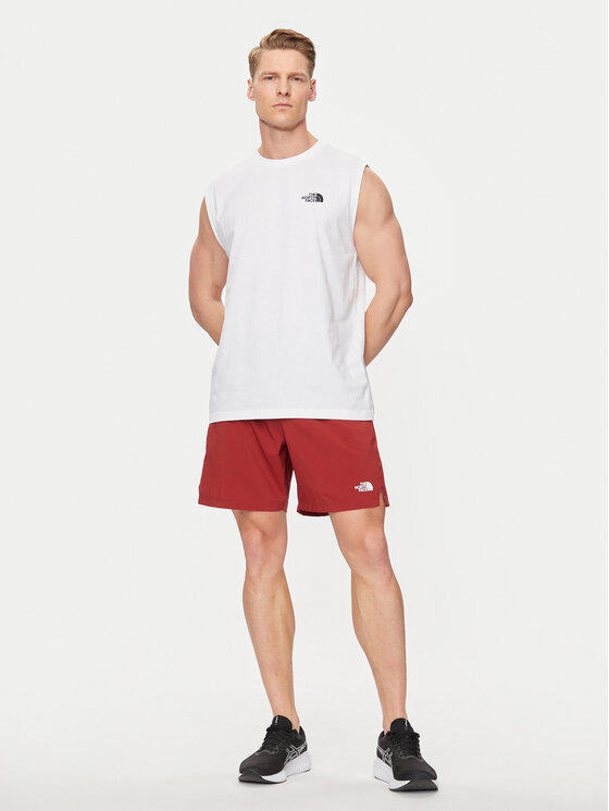 The North Face The North Face Tank top Simple Dome NF0A87R3 Λευκό Regular Fit