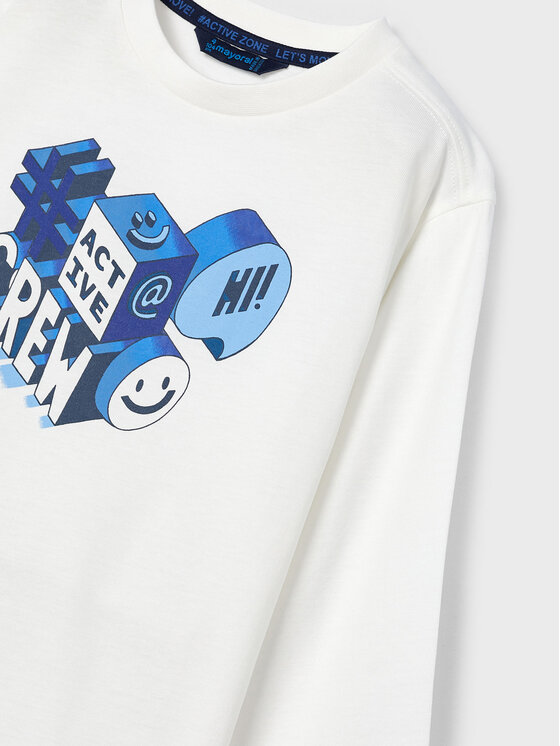 Mayoral Mayoral Blūze 4059 Écru Regular Fit