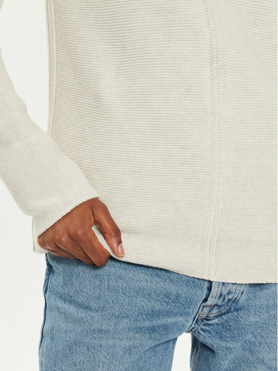 OUI OUI Pulover 89211 1340107 Écru Regular Fit