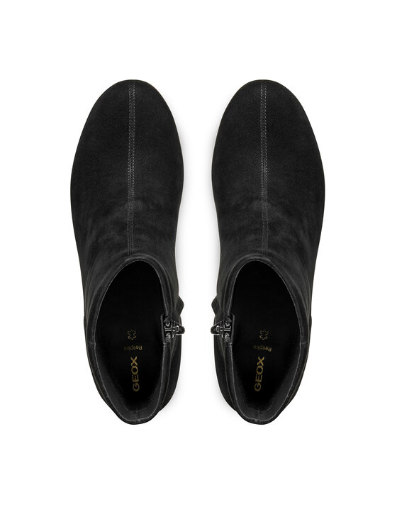 Geox Geox Botine D Virnilisa 65 D56YYE 000ZT C9999 Negru