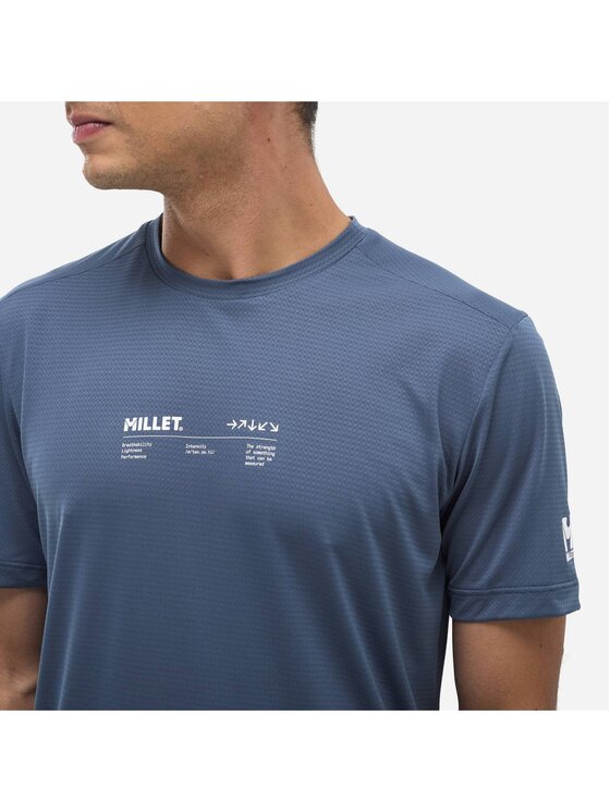 Millet Millet T-Shirt Intense Essential Ts Ss M Granatowy Active Fit