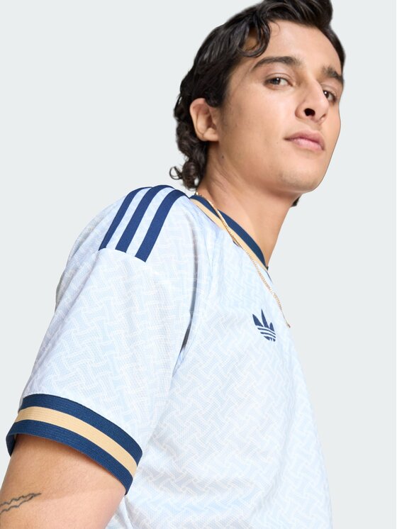 adidas adidas Koszulka techniczna 161969 Niebieski jasny Slim Fit