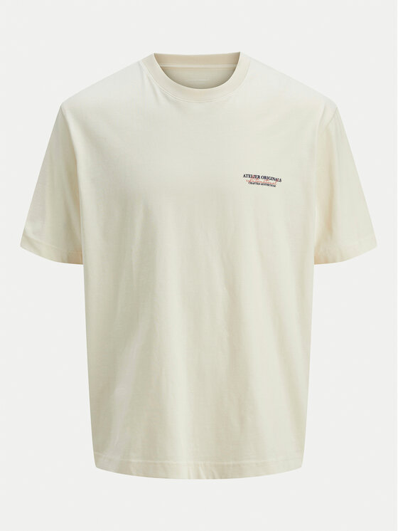 Jack&Jones Junior Jack&Jones Junior Majica 12274923 Écru Loose Fit