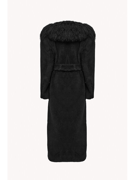 Epuzer Epuzer Cappotto di transizione Studio 70 Teddy Nero Standard Fit