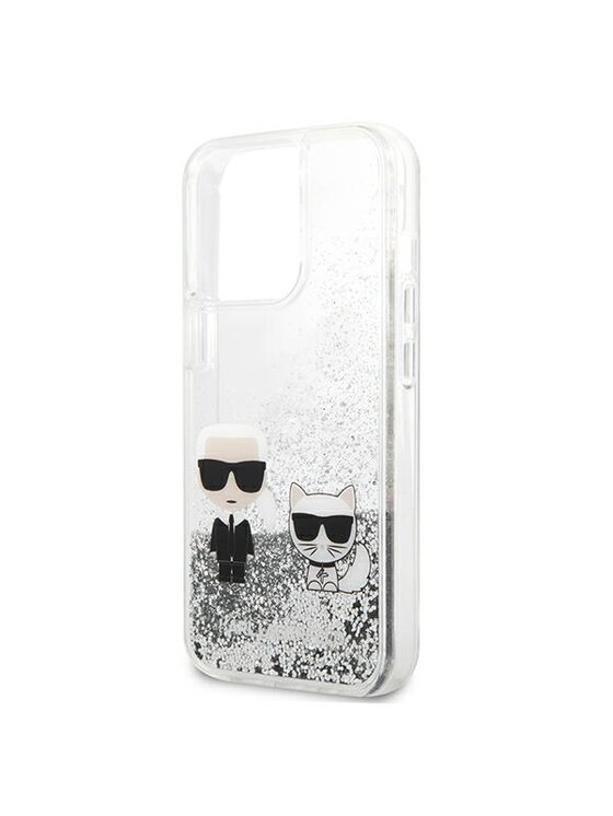 KARL LAGERFELD KARL LAGERFELD Etui na telefon iPhone 13 Pro Max Srebrny