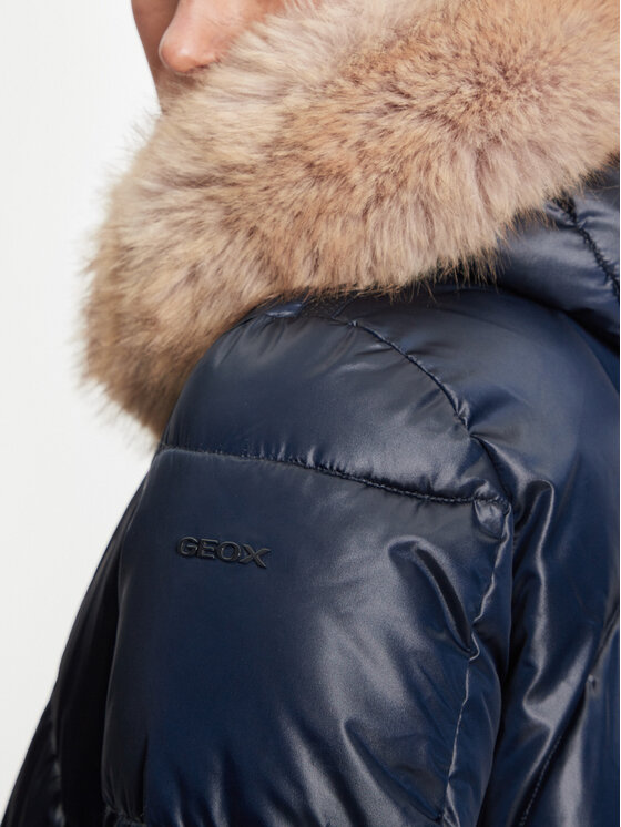 Geox Geox Žieminė striukė Backsie W4628S T2843 F1624 Tamsiai mėlyna Regular Fit