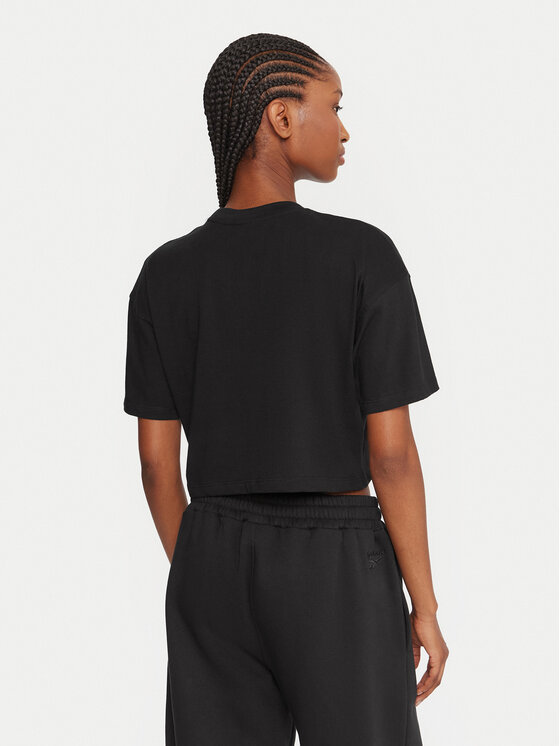 Reebok Reebok T-krekls RK25319CCW Melns Regular Fit