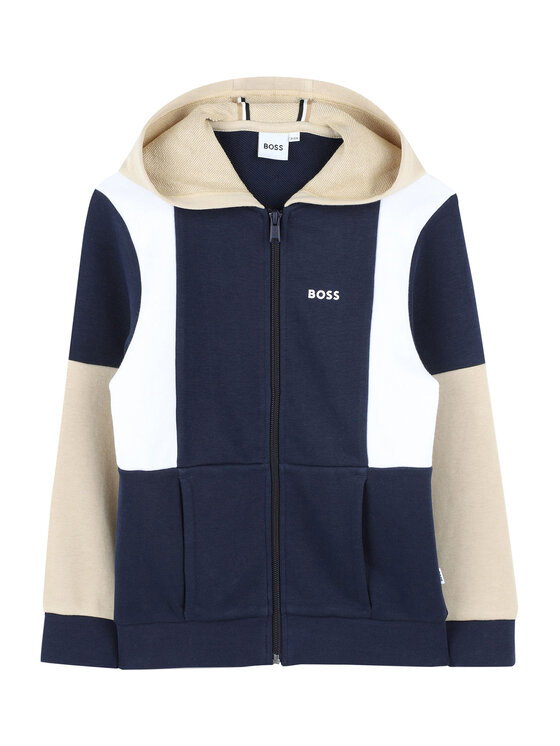 BOSS BOSS Majica dugih rukava J51966 M Tamnoplava Regular Fit