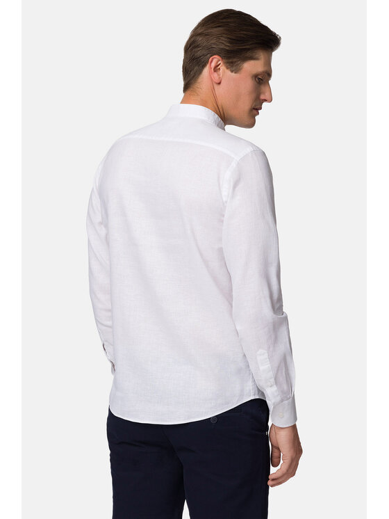 Lancerto Lancerto Koszula Racquel KO073123000020 Biały Slim Fit