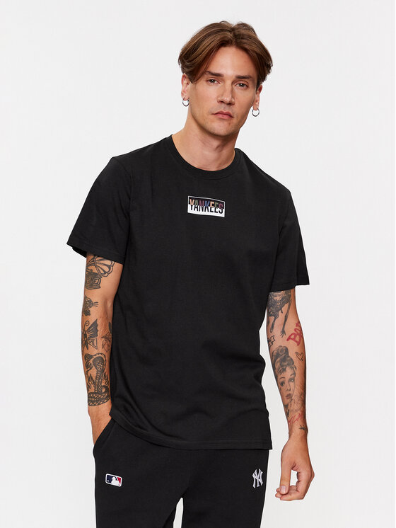 47 Brand 47 Brand T-Shirt New York Yankees BB017TMKPIU599579JK Schwarz Regular Fit