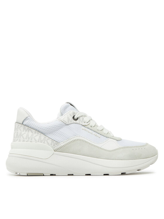 MICHAEL Michael Kors MICHAEL Michael Kors Sneakersy Trevor Mixed-Media Trainer 42F4TRFS7D Bílá