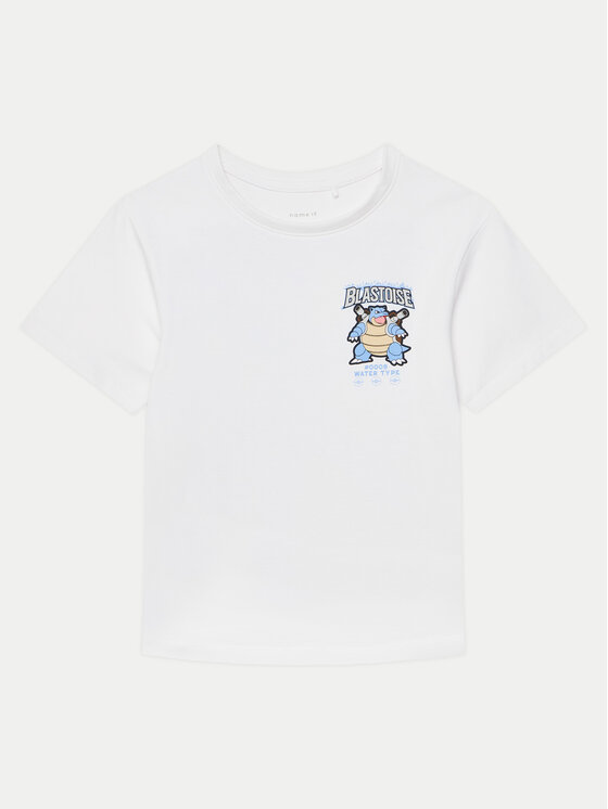 NAME IT Tričko Jatin POKEMON 13238539 Biela Regular Fit