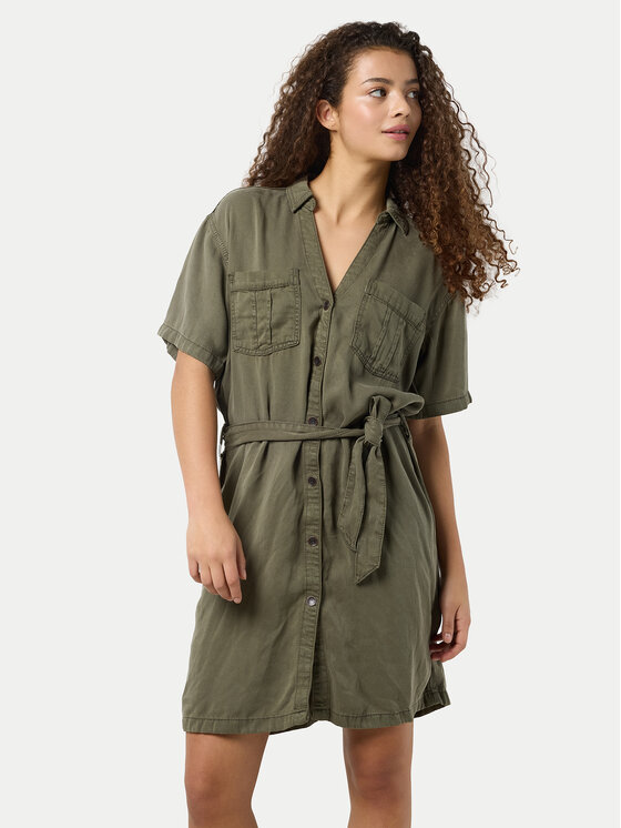 Noisy May Noisy May Hemdkleid Nera 27033063 Grün Relaxed Fit