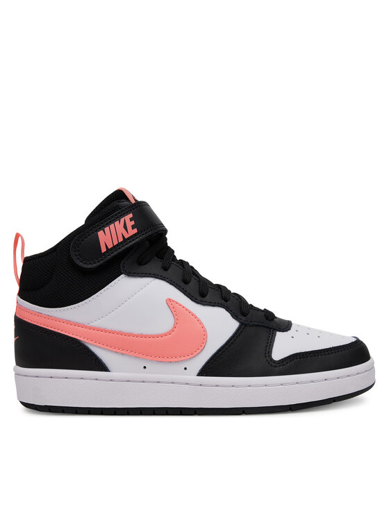 Nike Nike Sneakersy Court Borough Mid 2 (GS) CD7782 Černá