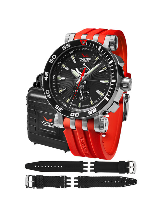 Vostok Europe Vostok Europe Zegarek YN84-575A538SR Czerwony