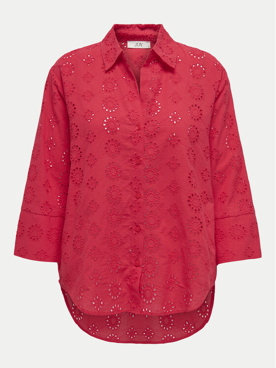 JDY JDY Camicia Tallie 15292179 Rosso Regular Fit