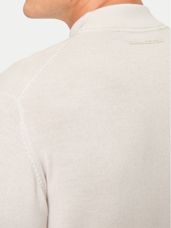 KARL LAGERFELD KARL LAGERFELD Dolčevita 655002 544399 Bež Regular Fit