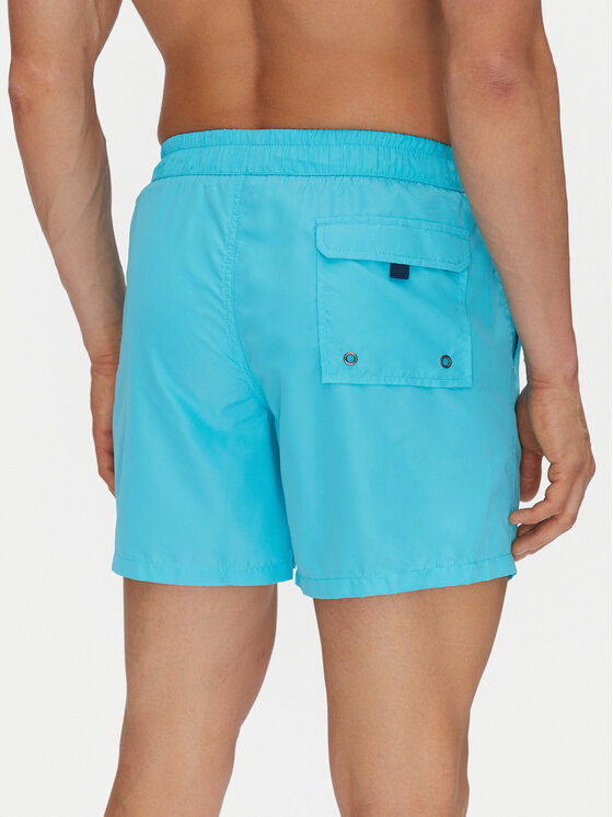 La Martina La Martina Pantaloni scurți pentru înot Clint MAM001 PL115 Albastru celest Regular Fit