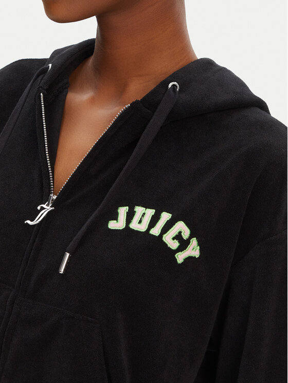 Juicy Couture Juicy Couture Bluza Nala JCWAS125321 Czarny Oversize