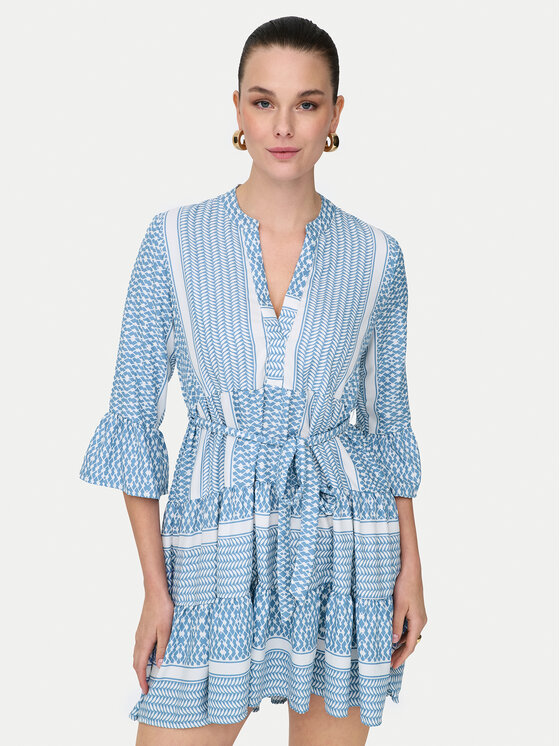 ONLY ONLY Poletna obleka Athena 15219486 Modra Regular Fit
