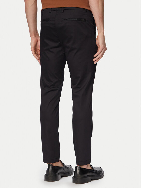 BOSS BOSS Hlače iz tkanine P-Kaiton1 50553841 Črna Slim Fit