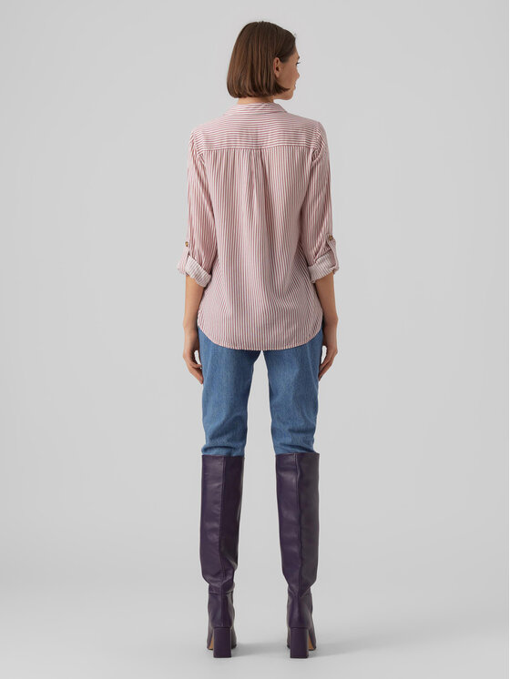 Vero Moda Vero Moda Marškiniai Bumpy 10275283 Rožinė Regular Fit