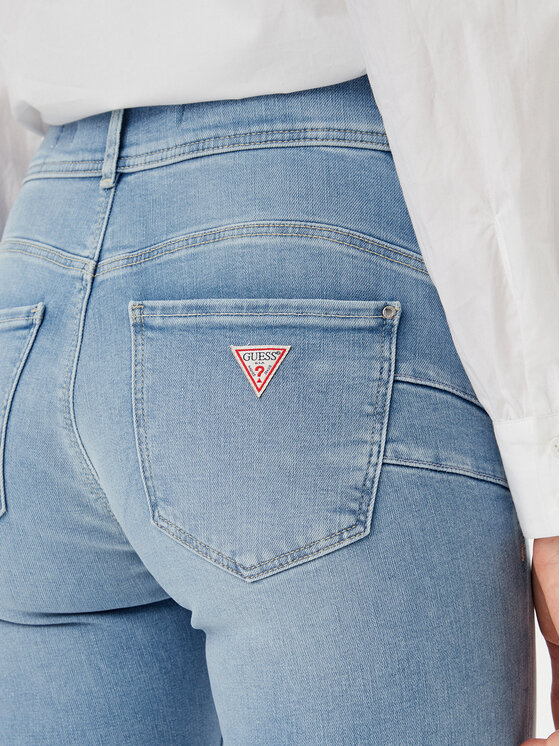 Guess Guess Džinsi W5GA34 D5PY2 Zils Skinny Fit