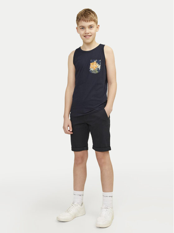 Jack&Jones Junior Jack&Jones Junior Kratke hlače David 12254241 Crna Regular Fit