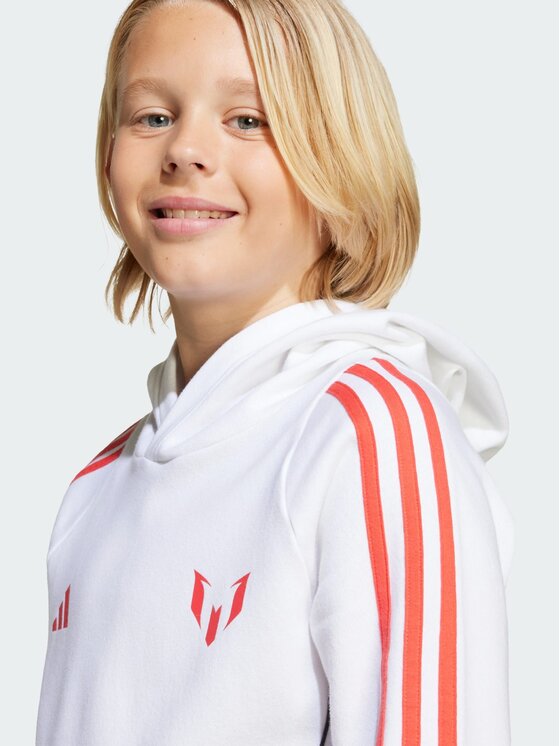 adidas adidas Bluza techniczna Messi Biały Regular Fit