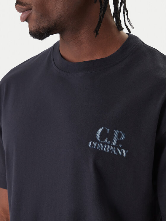 C.P. Company C.P. Company Póló 20CMTS143A110579W Sötétkék Regular Fit