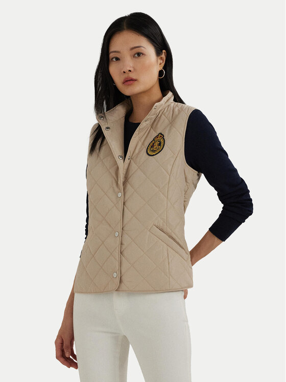 LAUREN RALPH LAUREN LAUREN RALPH LAUREN Varrukateta jakk 297951276003 Beež Straight Fit