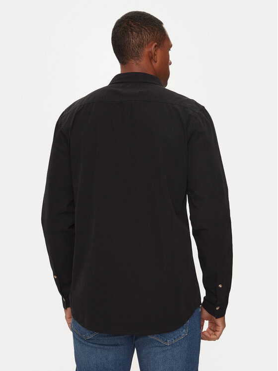 Guess Jeans Guess Jeans Camicia M4YH35 WGCF1 Nero Slim Fit
