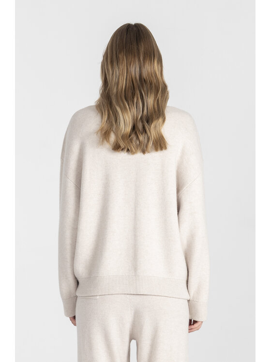 Deni Cler Milano Deni Cler Milano Bluza T-DC-W454-E5-90-12-1 Écru Loose Fit
