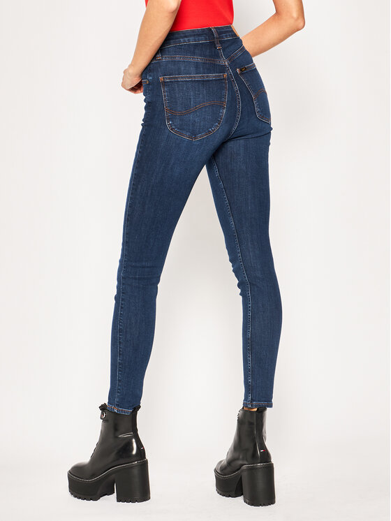 Lee Lee Jeansy Ivy L32EMOHW 112107429 Granatowy Super Skinny Fit