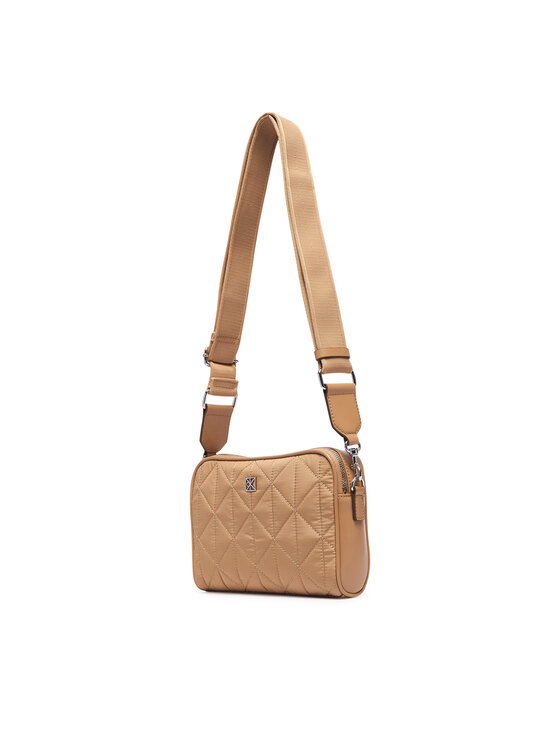 Calvin Klein Calvin Klein Kabelka Emblem Aop Jacquard Bucket LV04F3648G Béžová