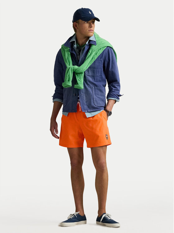 Polo Ralph Lauren Polo Ralph Lauren Szorty kąpielowe 710963334001 Pomarańczowy Classic Fit