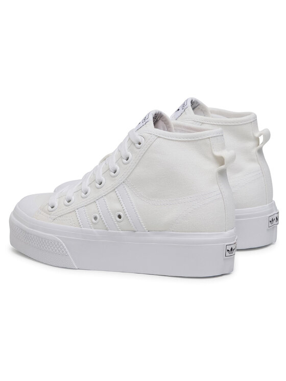 adidas adidas Laisvalaikio batai Nizza Platform Mid W FY2782 Balta