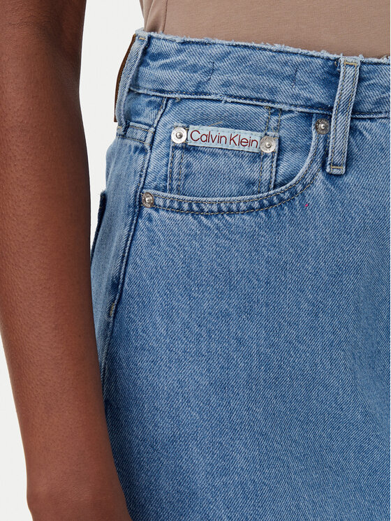 Calvin Klein Jeans Calvin Klein Jeans Džínová sukně J20J225192 Modrá Regular Fit