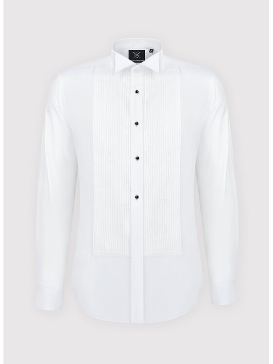 Pako Lorente Pako Lorente Koszula P000B-1X-264 Biały Slim Fit