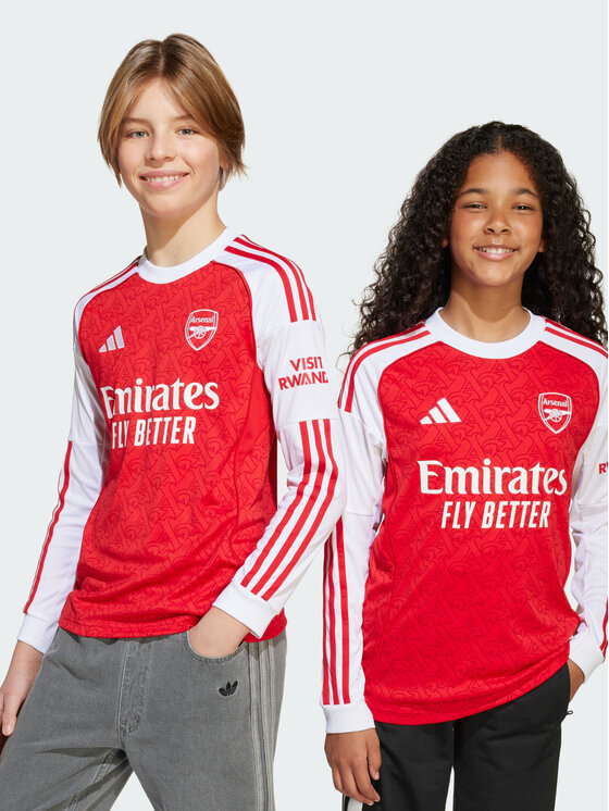 adidas adidas Koszulka techniczna Arsenal 25/26 Long Sleeve Home Jersey Czerwony Regular Fit