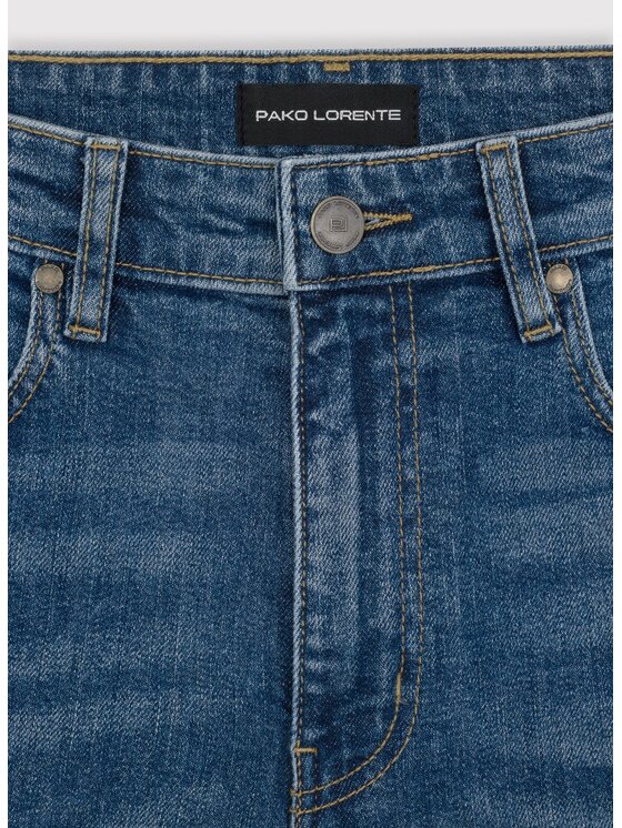 Pako Lorente Pako Lorente Jeansy P25WF-WJ-003 Granatowy Slim Fit