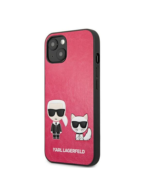 KARL LAGERFELD KARL LAGERFELD Etui na telefon iPhone 13 Mini Fioletowy